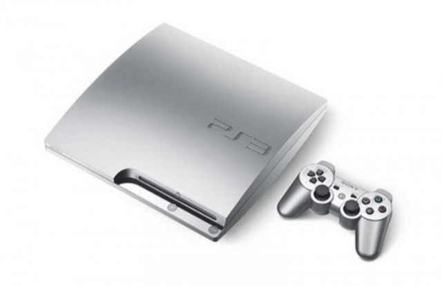Sony PlayStation 3 Slim Silver Console box art for Playstation 3